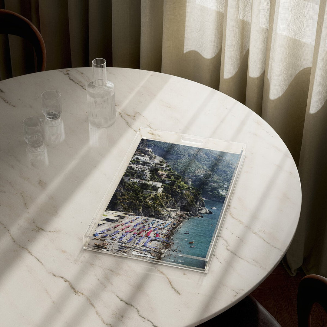 Coast In Positano Tray By Slim Aarons