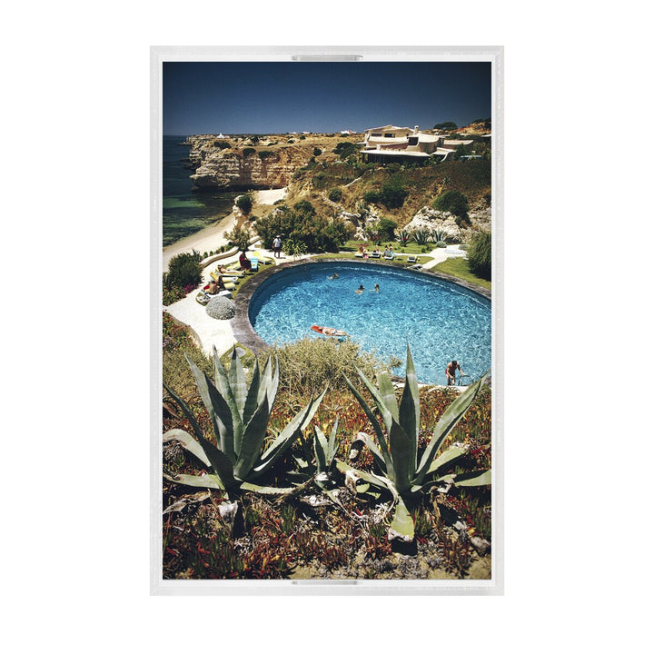 Marbella Hotel Pool Tray By Slim Aarons