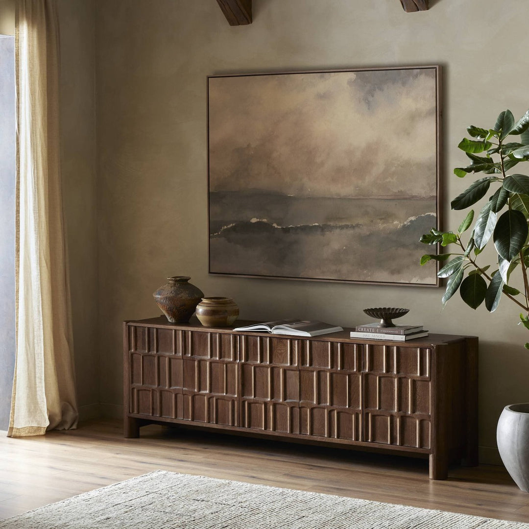 Griffin Media Console - Cocoa Oak