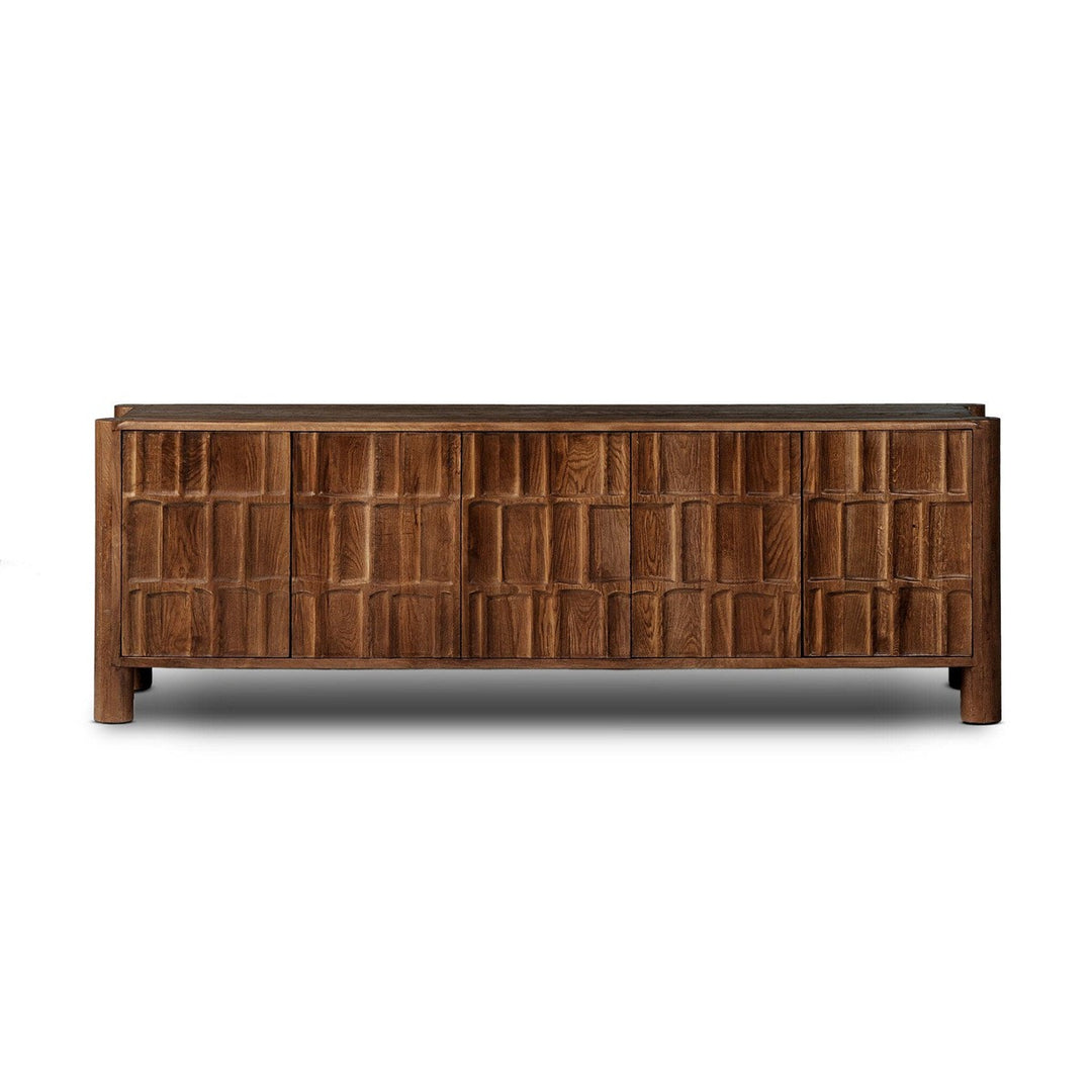 Griffin Media Console - Cocoa Oak