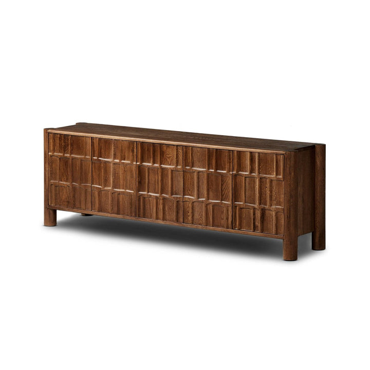 Griffin Media Console - Cocoa Oak