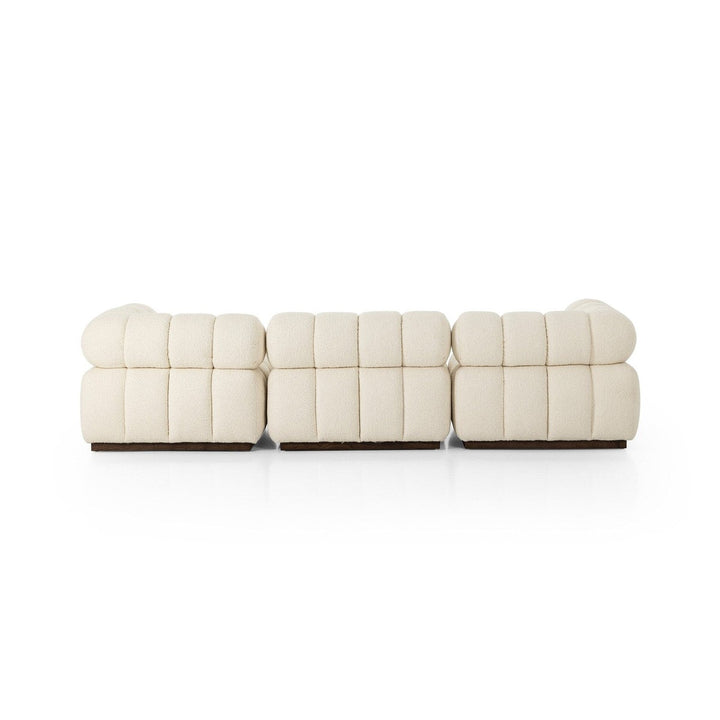 Fairbanks Indoor 3-Piece Sectional - Durham Cream - Sofa