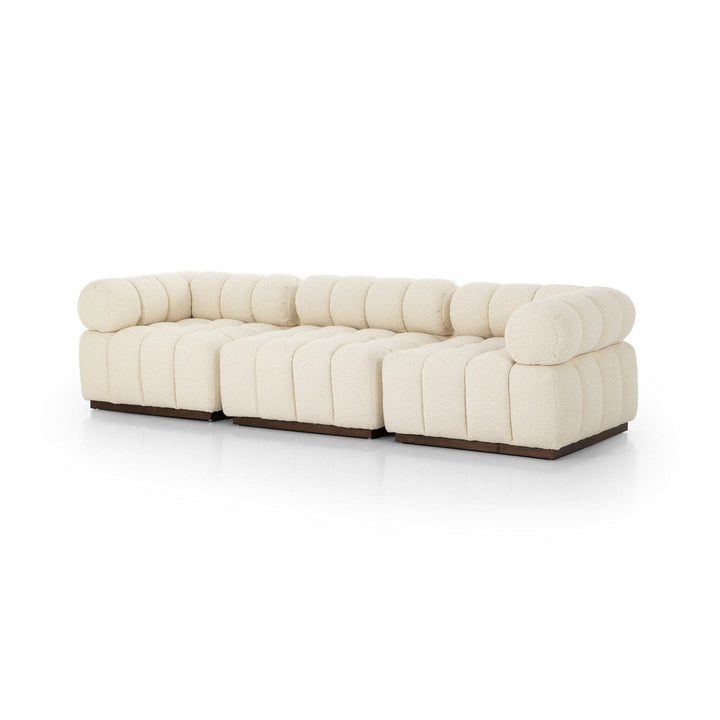 Fairbanks Indoor 3-Piece Sectional - Durham Cream - Sofa