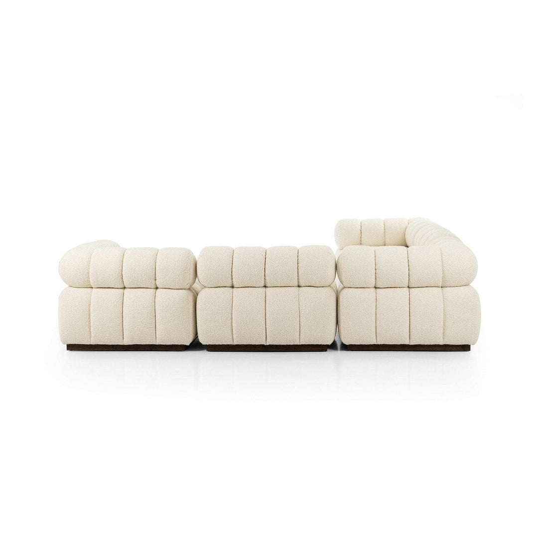 Fairbanks 5 Pc Sectional Sofa - Durham Cream