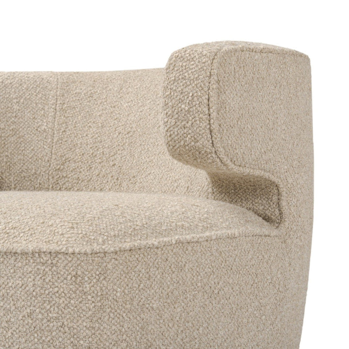 Ruby Swivel Chair - Berber Oatmeal