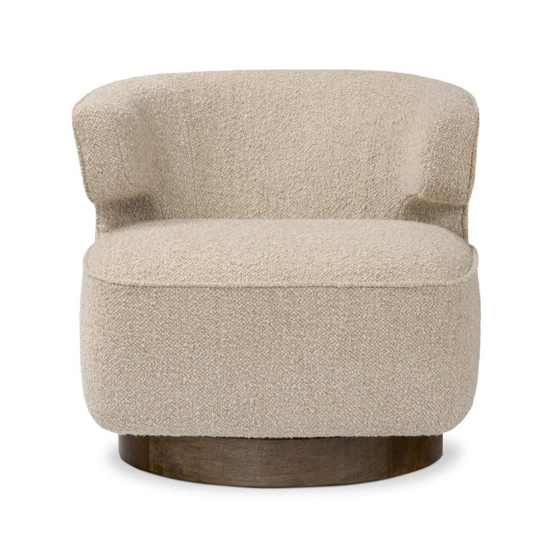 Ruby Swivel Chair - Berber Oatmeal