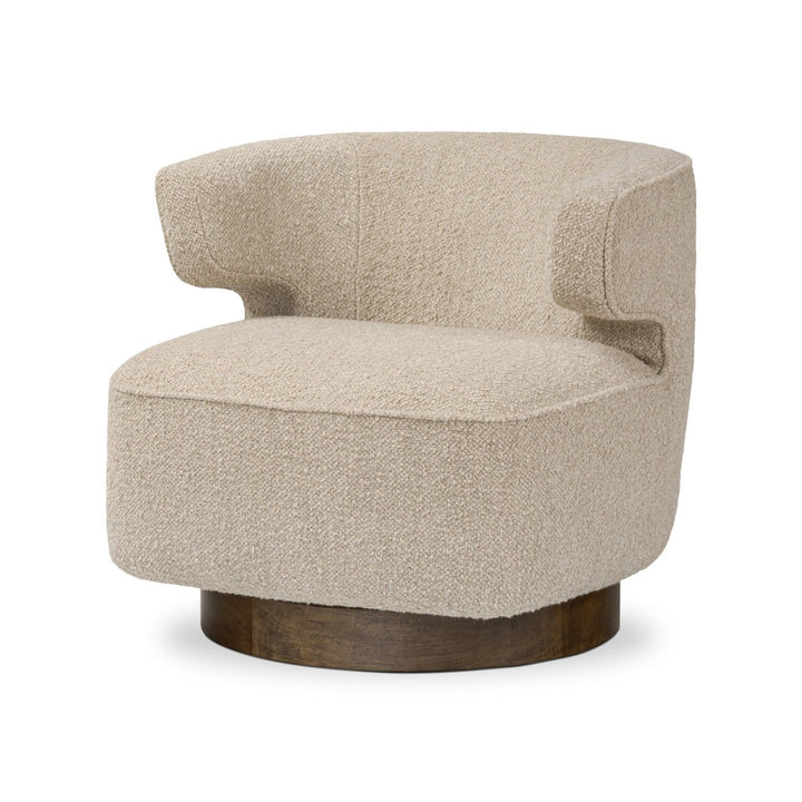 Ruby Swivel Chair - Berber Oatmeal