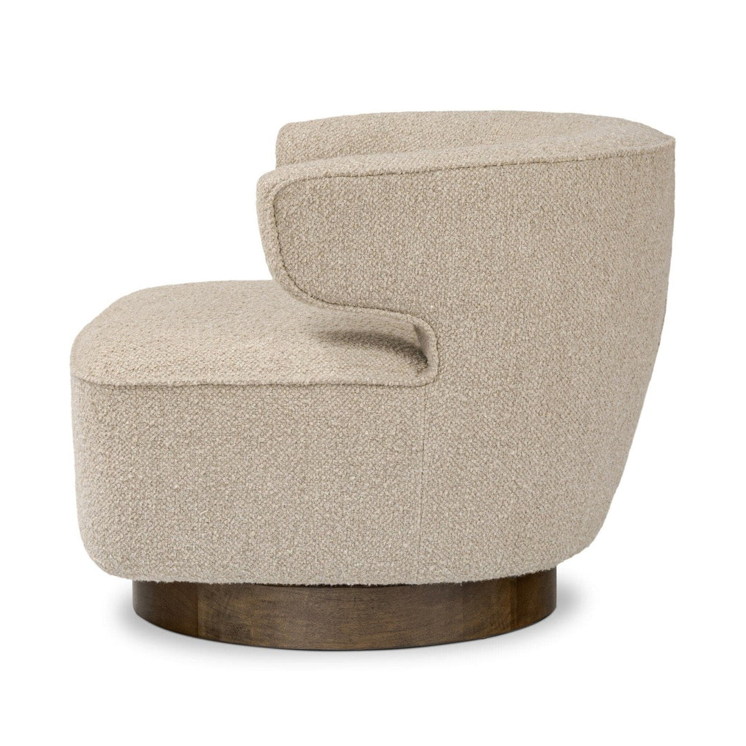 Ruby Swivel Chair - Berber Oatmeal