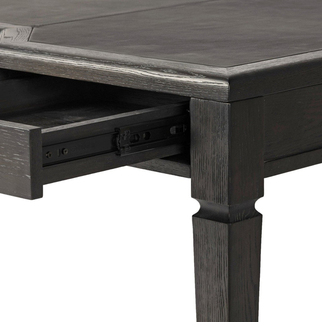 Bennett Desk - Distressed Black Oak