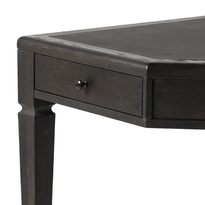 Bennett Desk - Distressed Black Oak