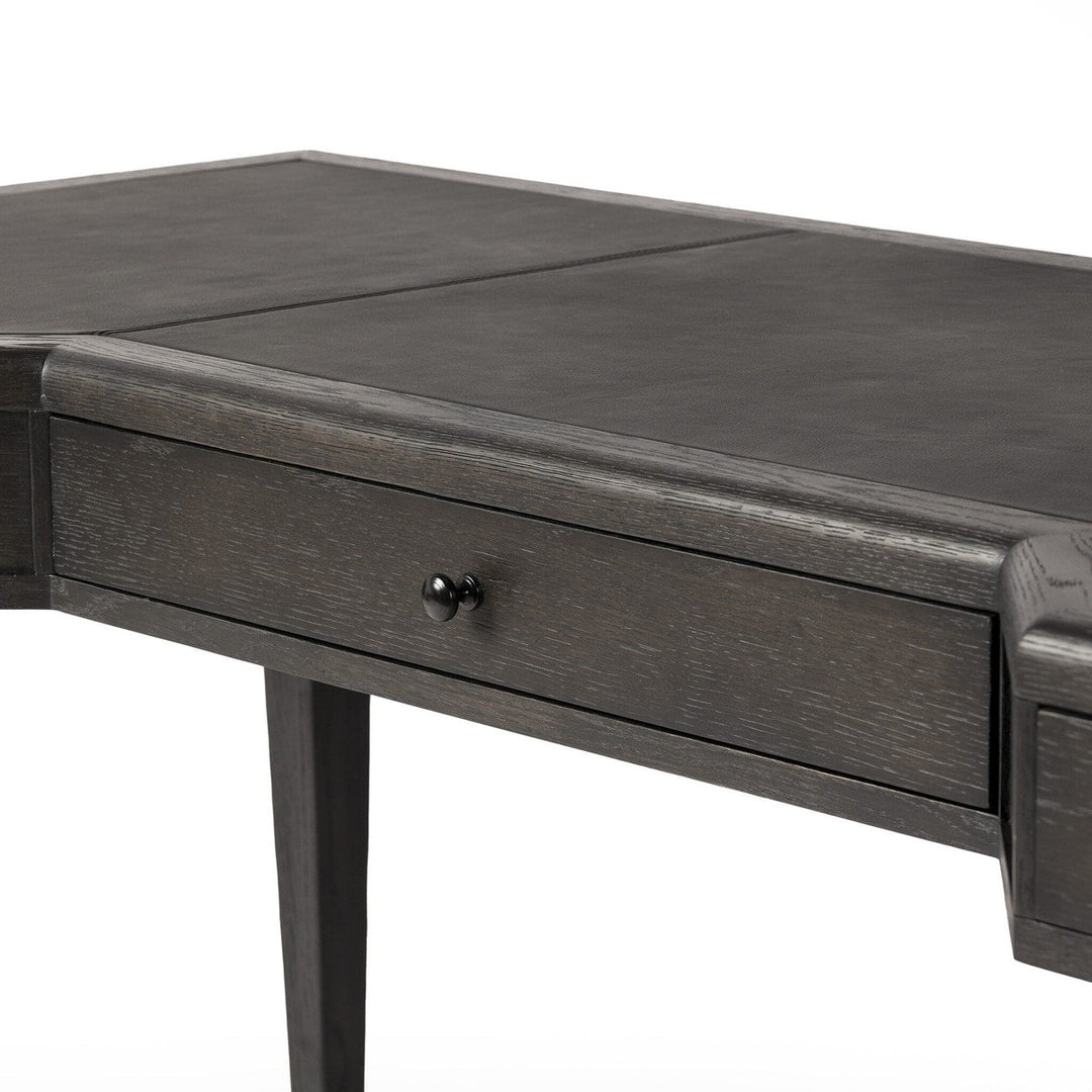 Bennett Desk - Distressed Black Oak