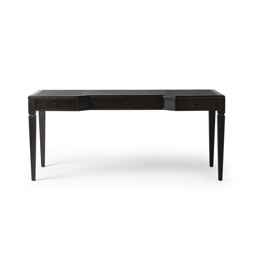 Bennett Desk - Distressed Black Oak