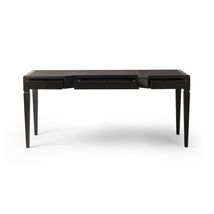 Bennett Desk - Distressed Black Oak