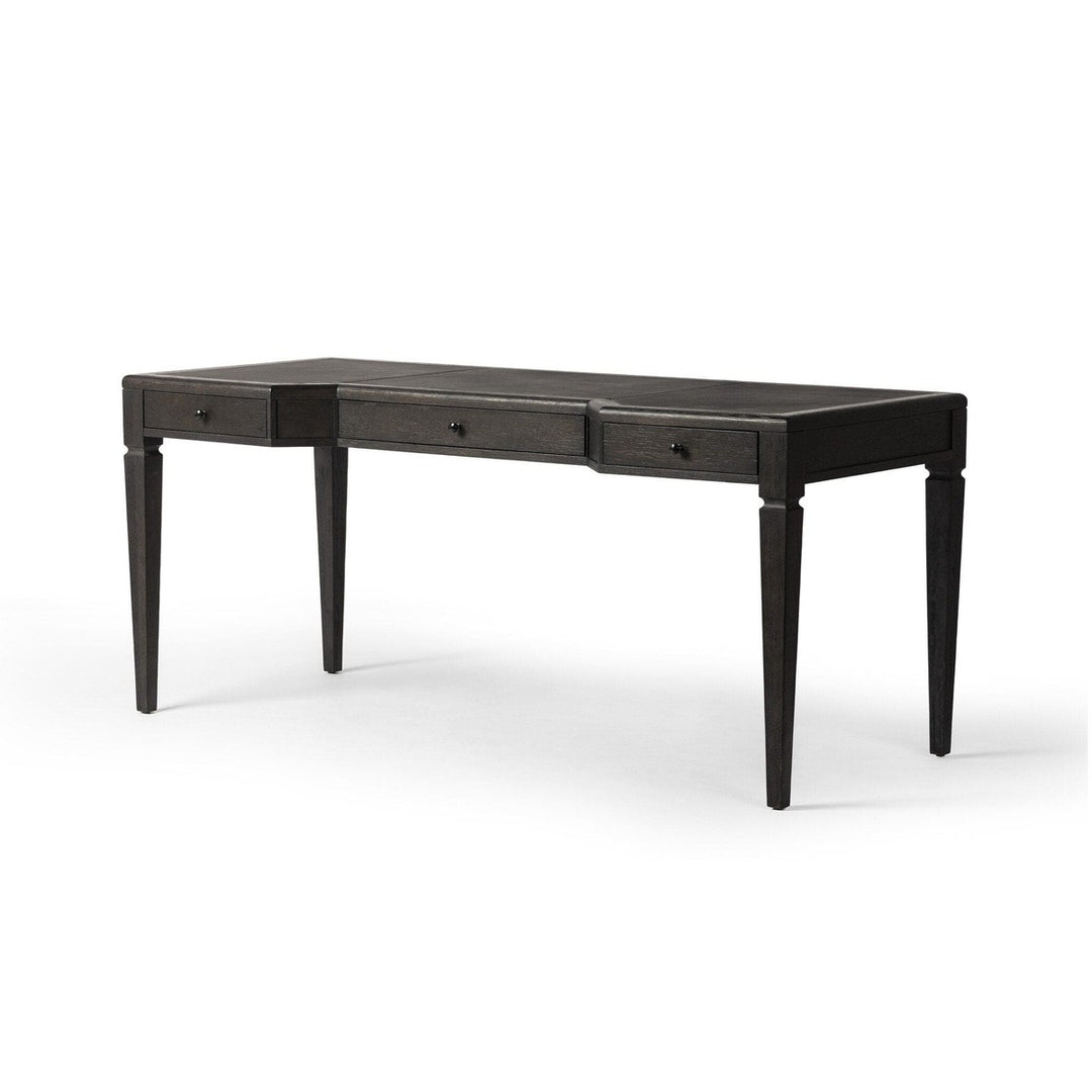 Bennett Desk - Distressed Black Oak