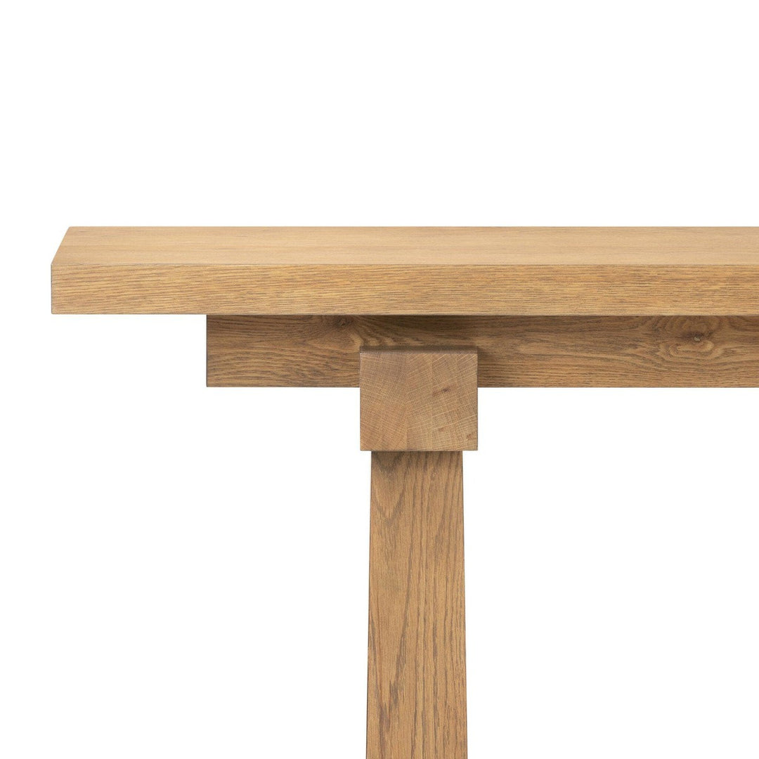 Naomi Console Table - Honey Oak