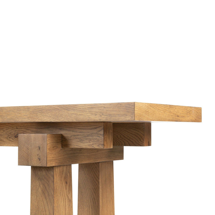 Naomi Console Table - Honey Oak