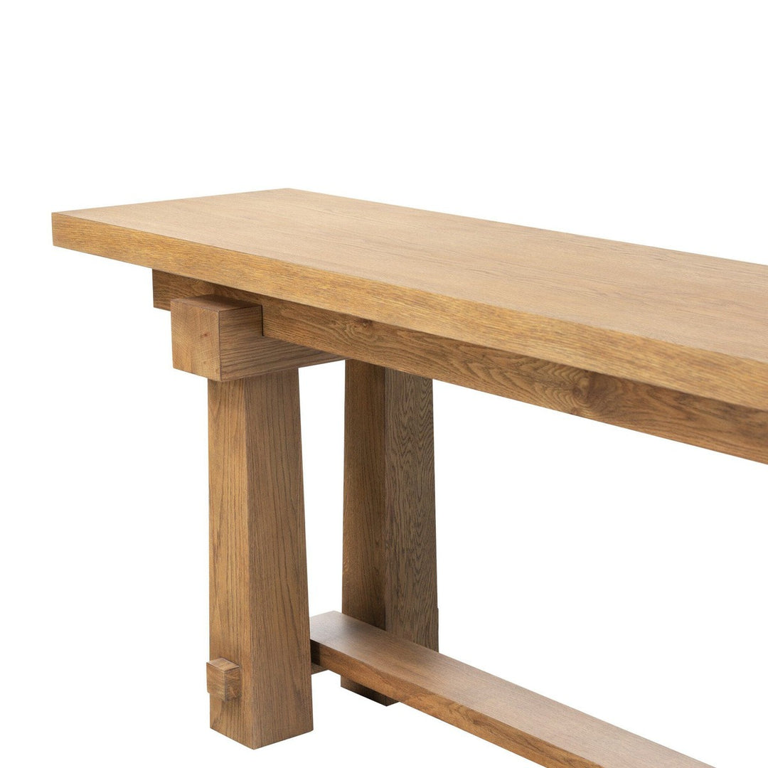 Naomi Console Table - Honey Oak