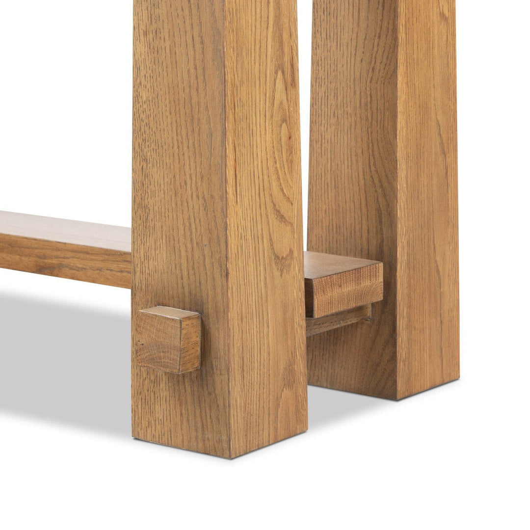 Naomi Console Table - Honey Oak