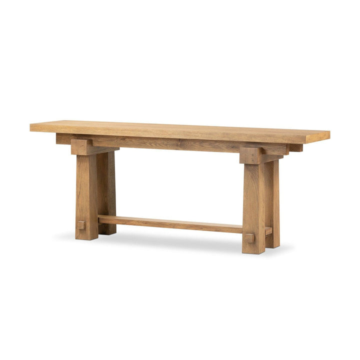 Naomi Console Table - Honey Oak