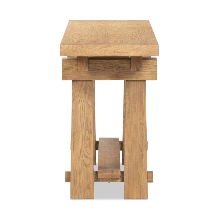 Naomi Console Table - Honey Oak