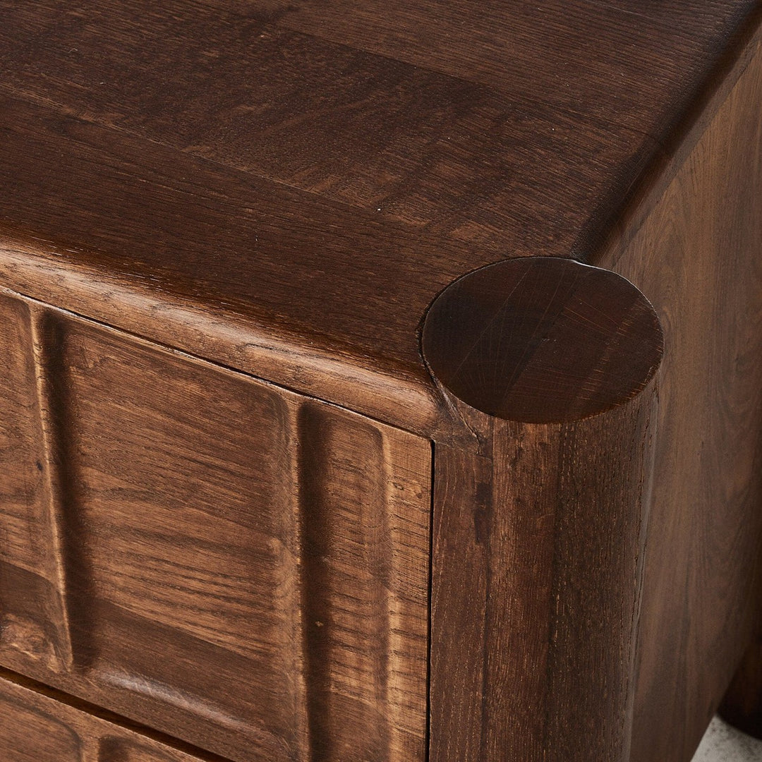 Griffin Nightstand - Cocoa Oak