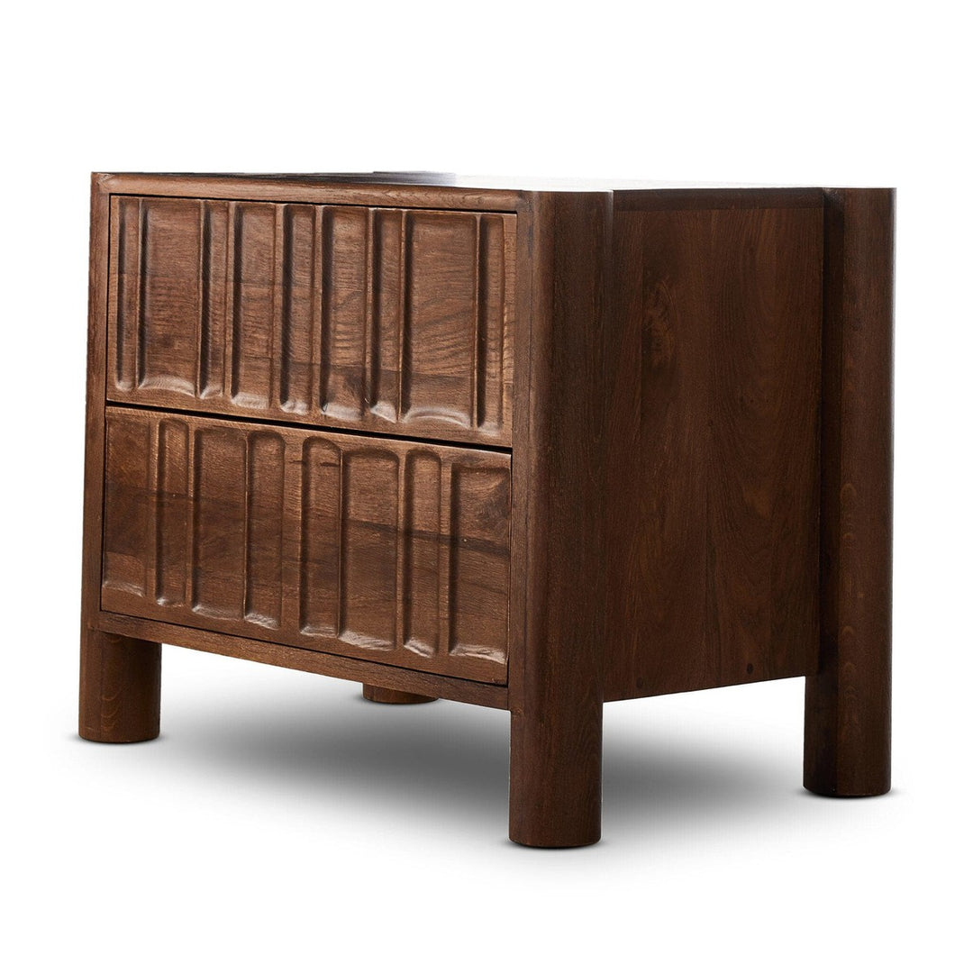 Griffin Nightstand - Cocoa Oak