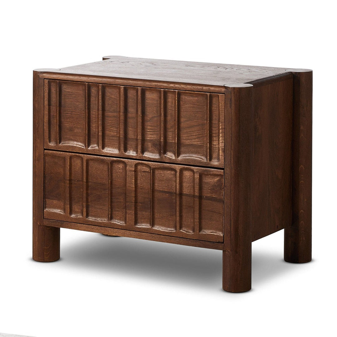 Griffin Nightstand - Cocoa Oak