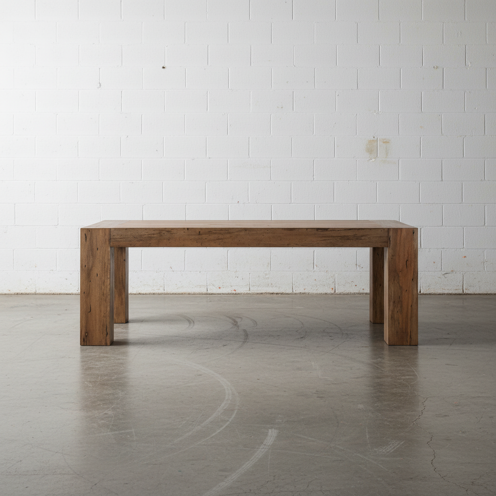 Asher Dining Table - Rustic Wormwood Oak - Open Box