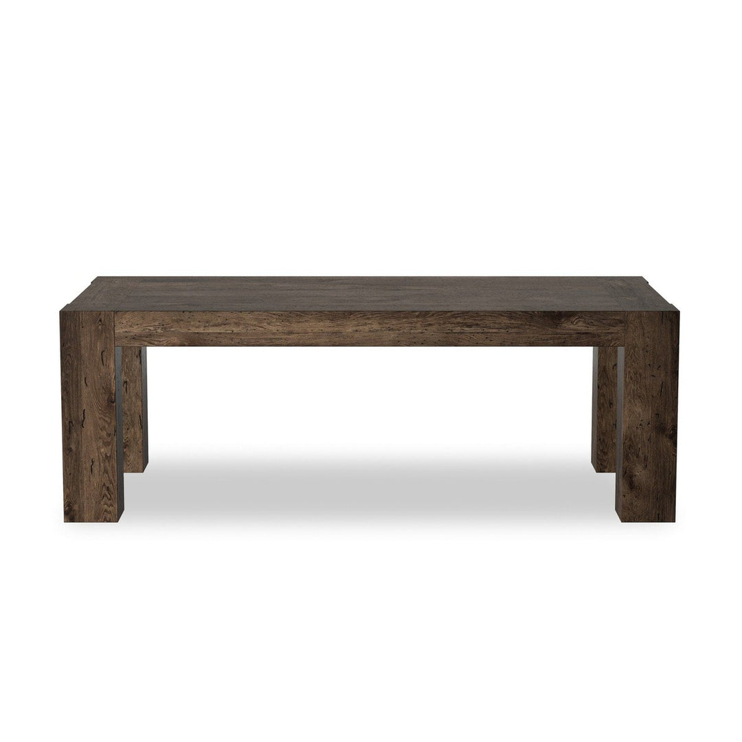 Weston Dining Table - Ebony Rustic Wormwood Oak