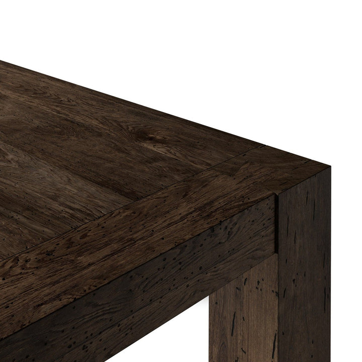 Weston Dining Table - Ebony Rustic Wormwood Oak