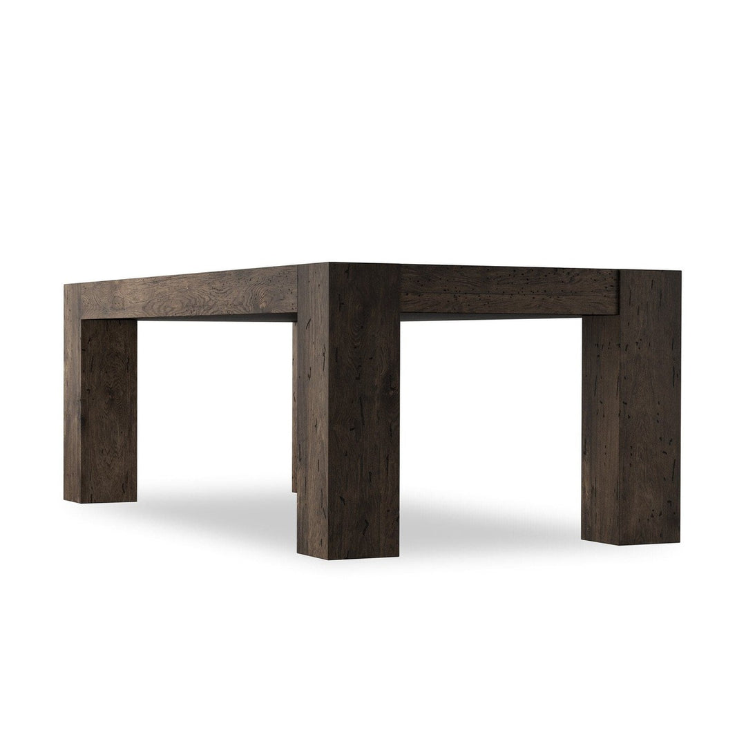 Weston Dining Table - Ebony Rustic Wormwood Oak