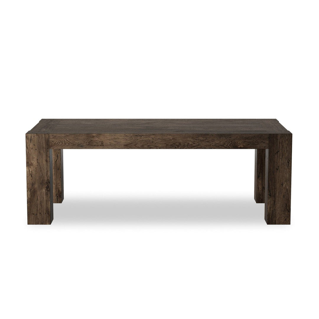 Weston Dining Table - Ebony Rustic Wormwood Oak