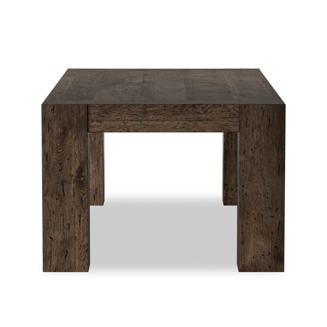 Weston Dining Table - Ebony Rustic Wormwood Oak