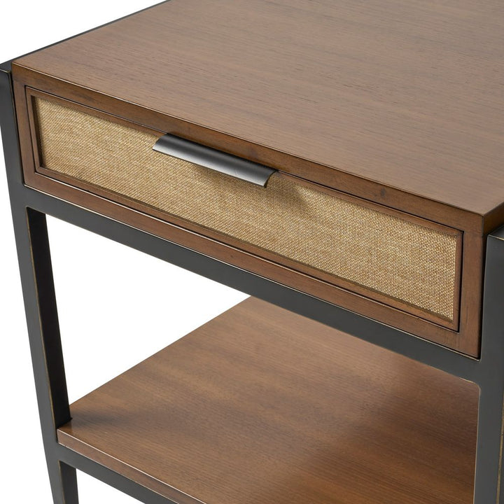 Raffia Rectangular Side Table