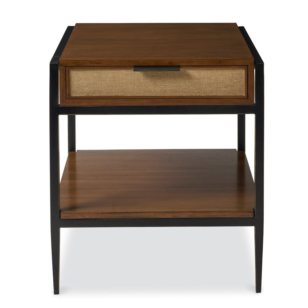 Side Tables Raffia Rectangular Side Table