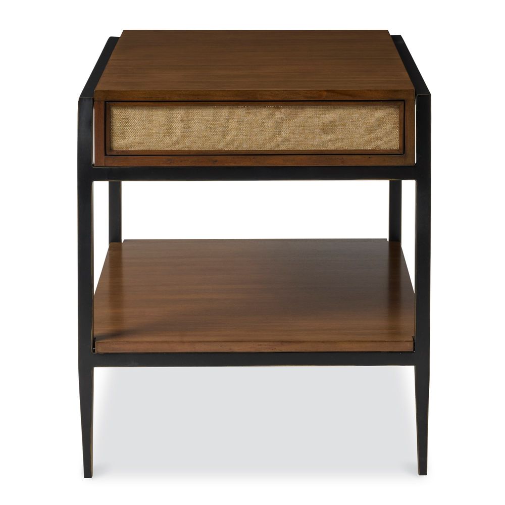 Side Tables Raffia Rectangular Side Table