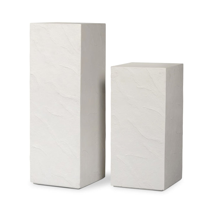 Marble Outdoor Pedestal - Large