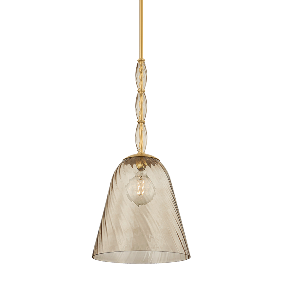 Bleecker Pendant - Aged Brass