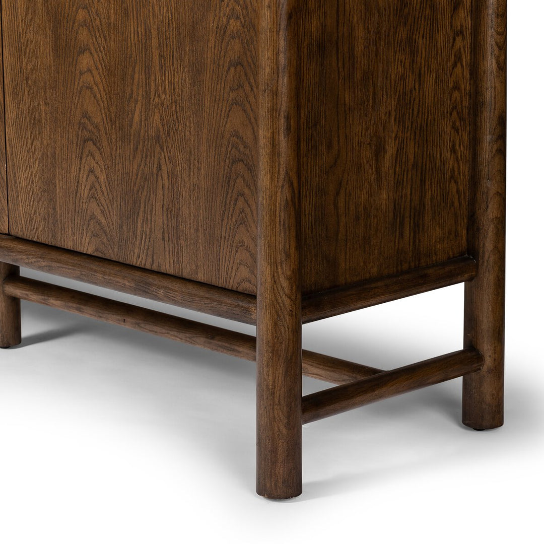 Bernard 3-Door Cabinet - Dark Toasted Oak