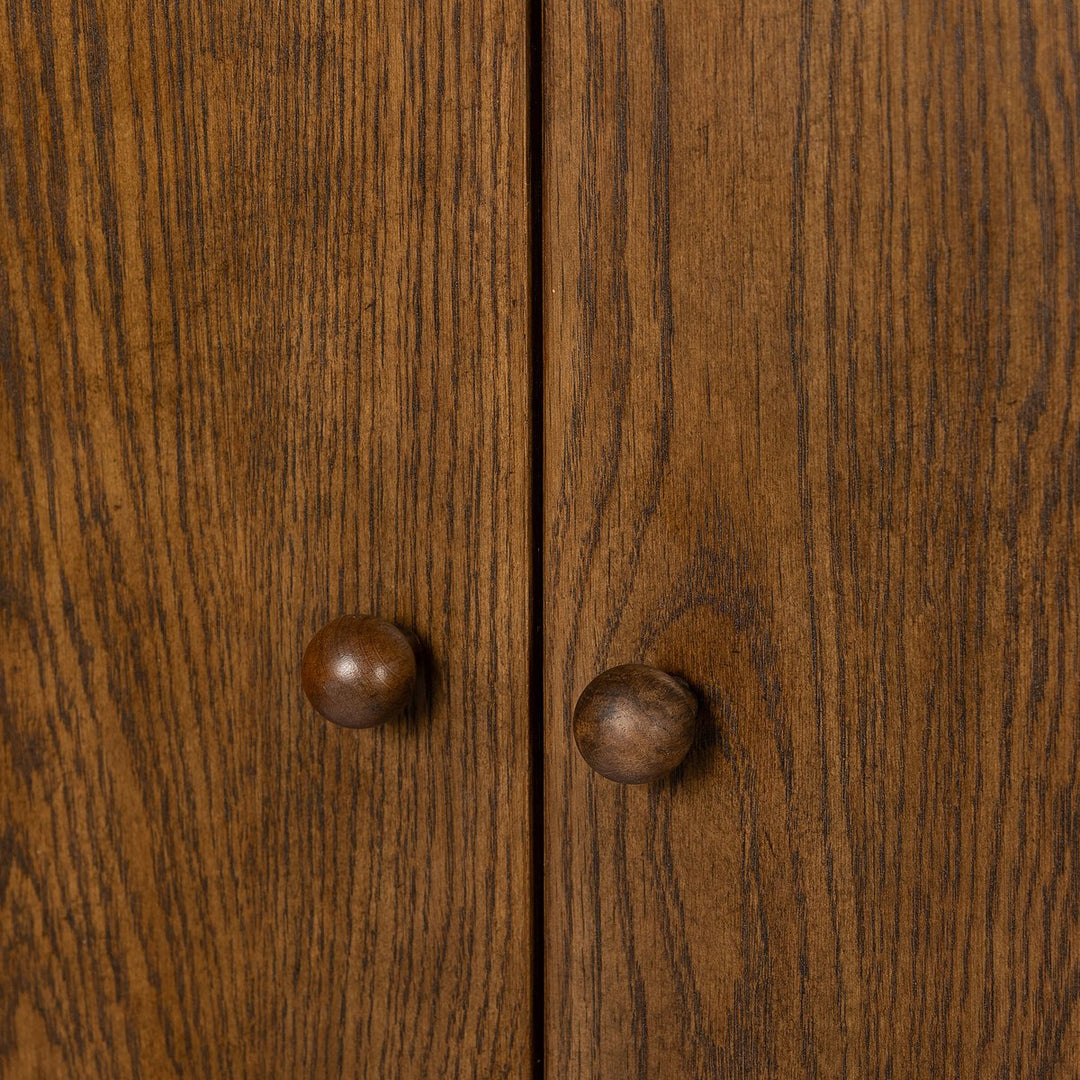 Bernard 3-Door Cabinet - Dark Toasted Oak