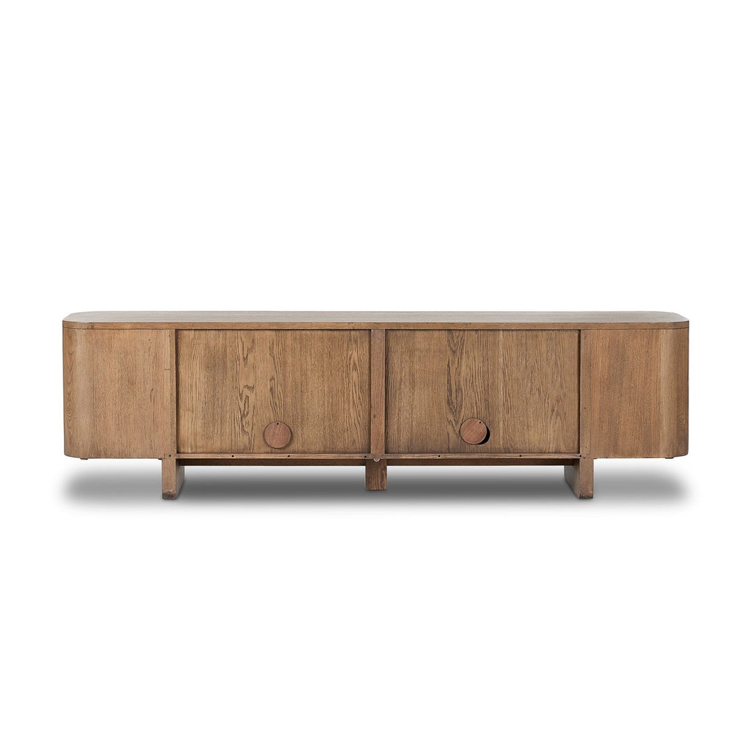 Eden Media Console - Tawny Oak - Brown