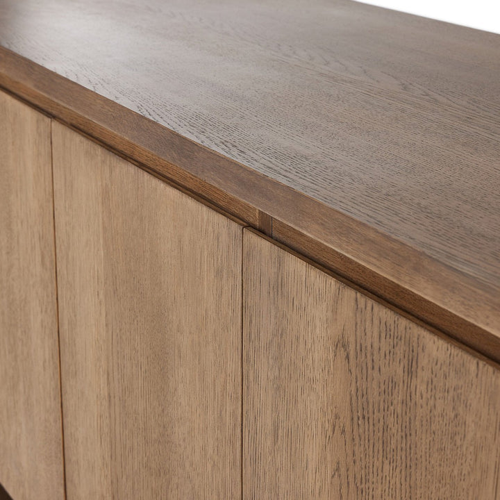 Eden Media Console - Tawny Oak - Brown