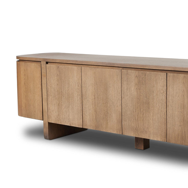 Eden Media Console - Tawny Oak - Brown