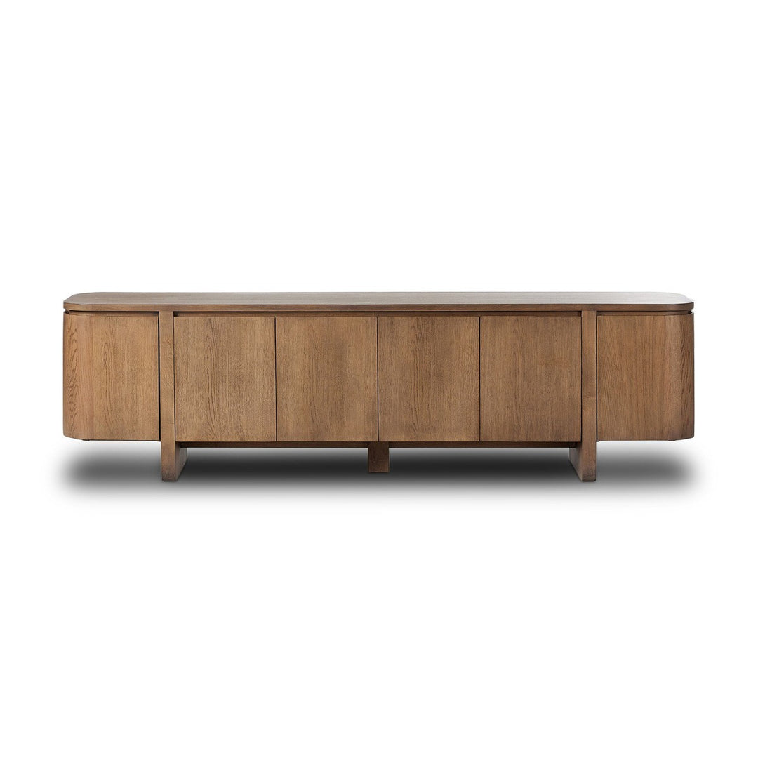 Eden Media Console - Tawny Oak - Brown