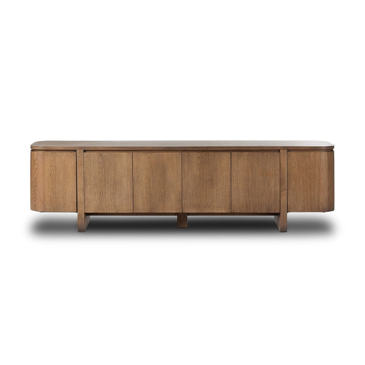 Eden Media Console - Tawny Oak - Brown