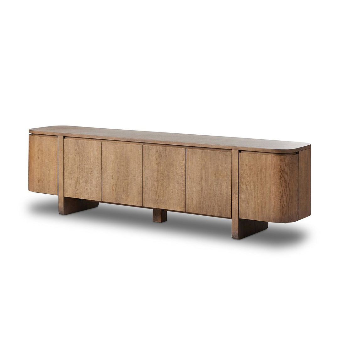 Eden Media Console - Tawny Oak - Brown