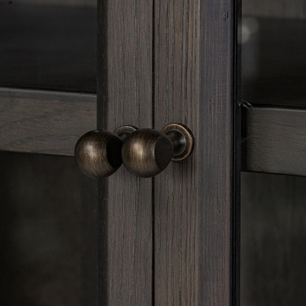 Dawes Cabinet Smoked Black Veneer
