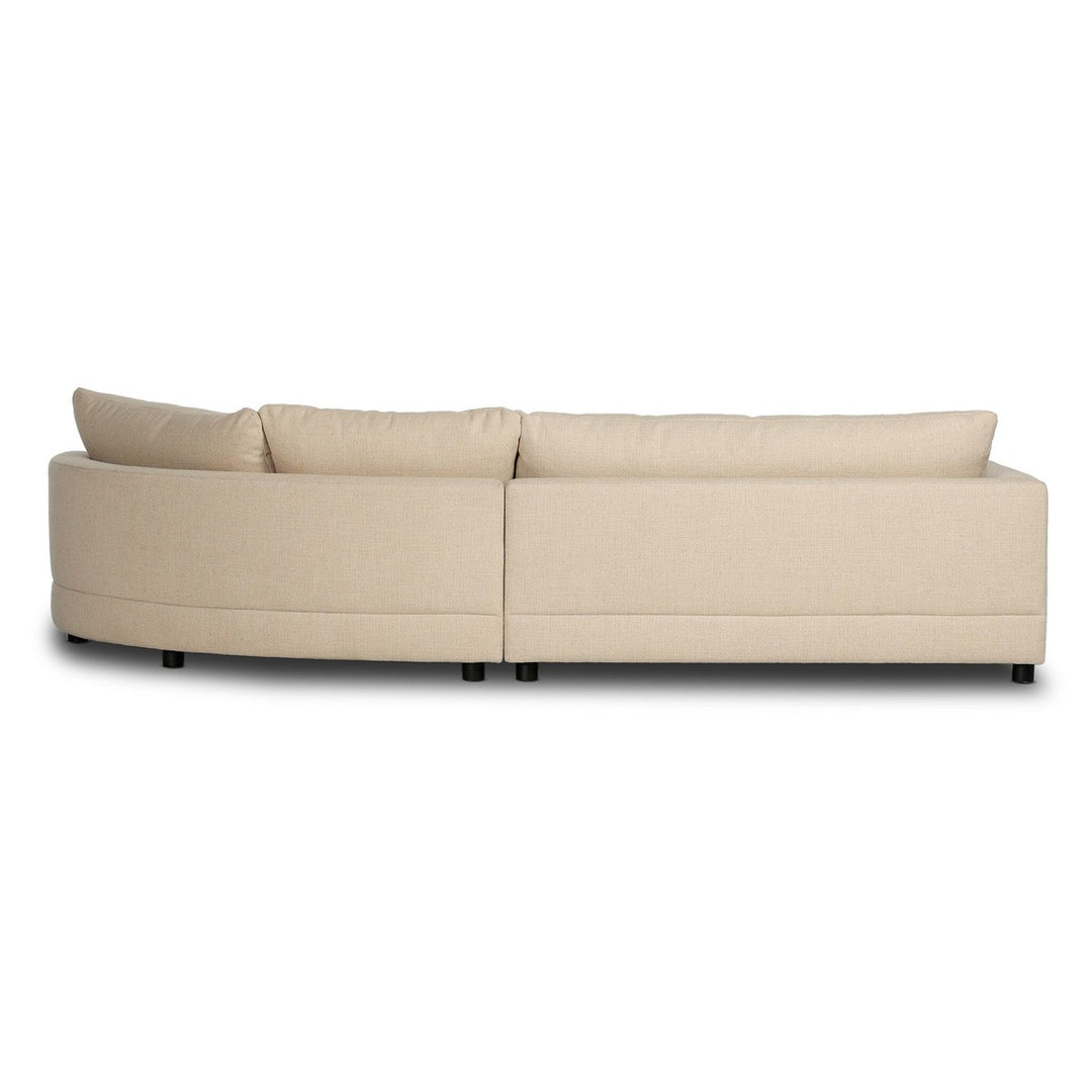 Sawyer 2-Piece RAF Sectional - Irving Flax - Beige, Brown