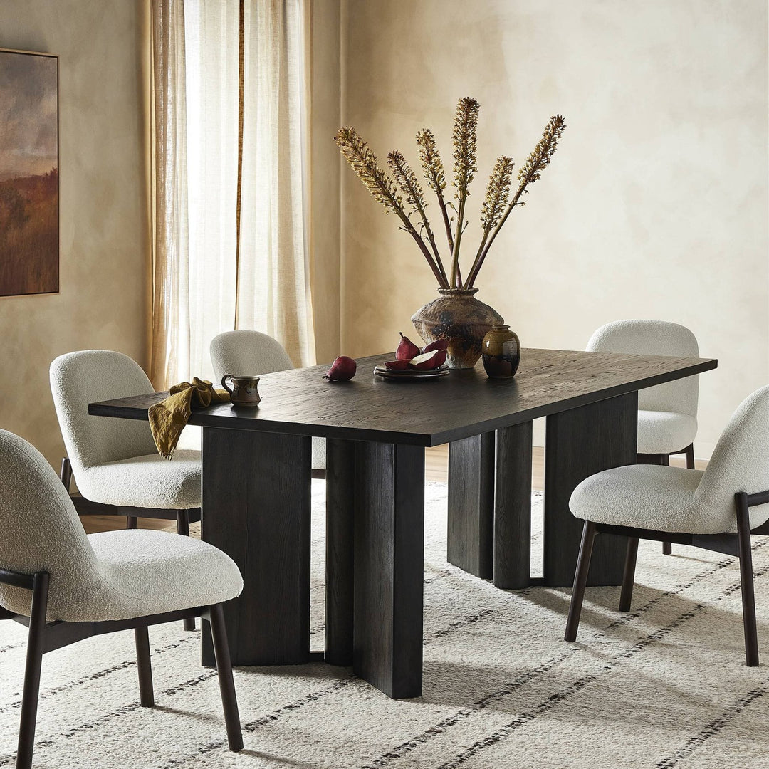 Lincoln Dining Table - Smoked Black