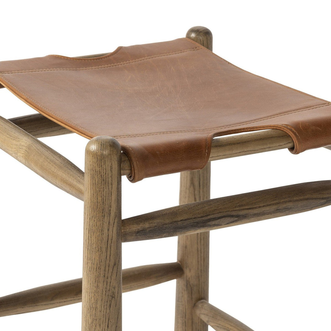 Mateo Backless Counter Stool - Dakota Tobacco